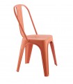 Krzesło do salonu i ogrodu TOWER PARIS PP pomarańczowe