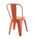 Krzesło do salonu i ogrodu TOWER PARIS PP pomarańczowe