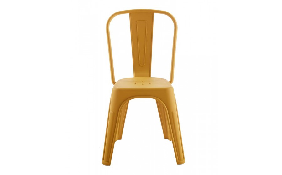 Krzesło do salonu i ogrodu TOWER PARIS PP żółte