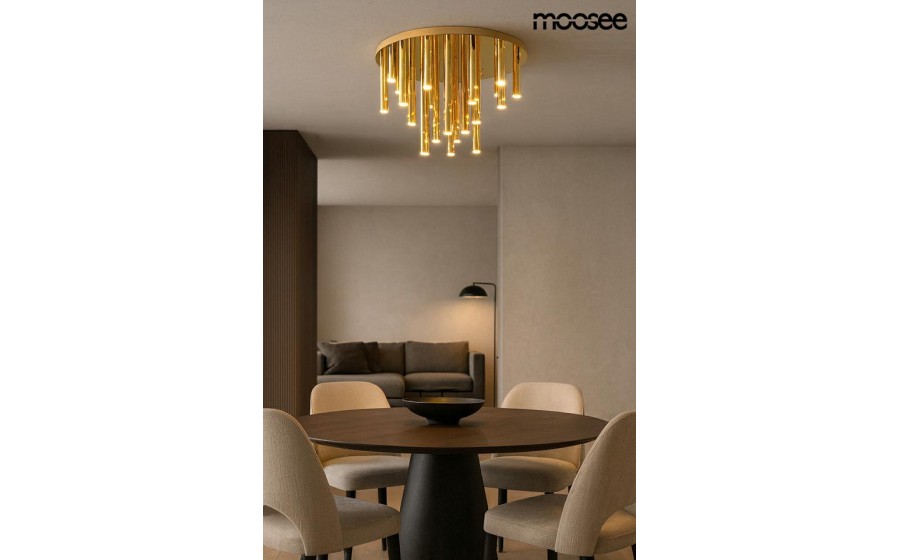 MOOSEE lampa sufitowa / plafon ORGANO 60  złota