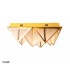 MOOSEE lampa sufitowa, plafon PYRAMIDS  złota