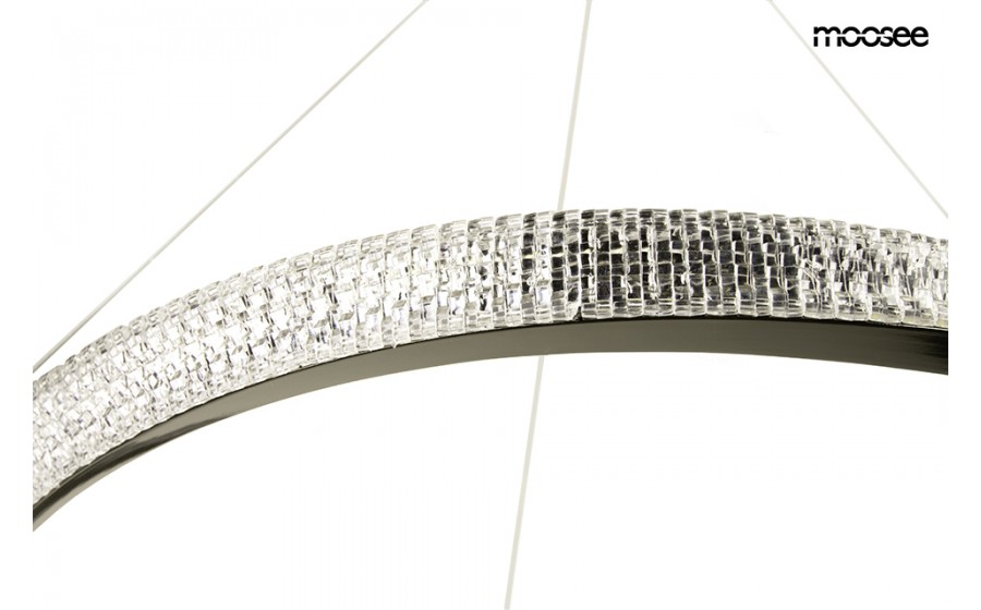 MOOSEE lampa wisząca ANILLO 80 czarna