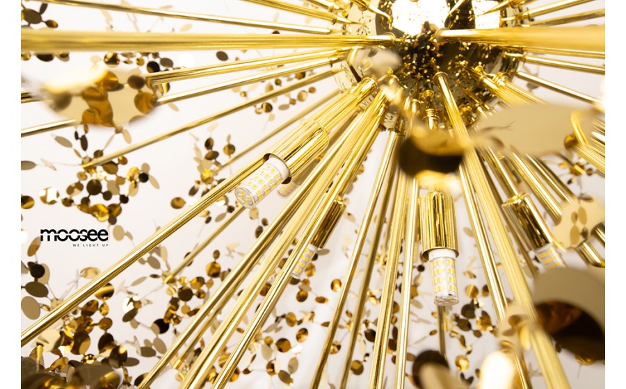 MOOSEE lampa wisząca MONETE 50 złota