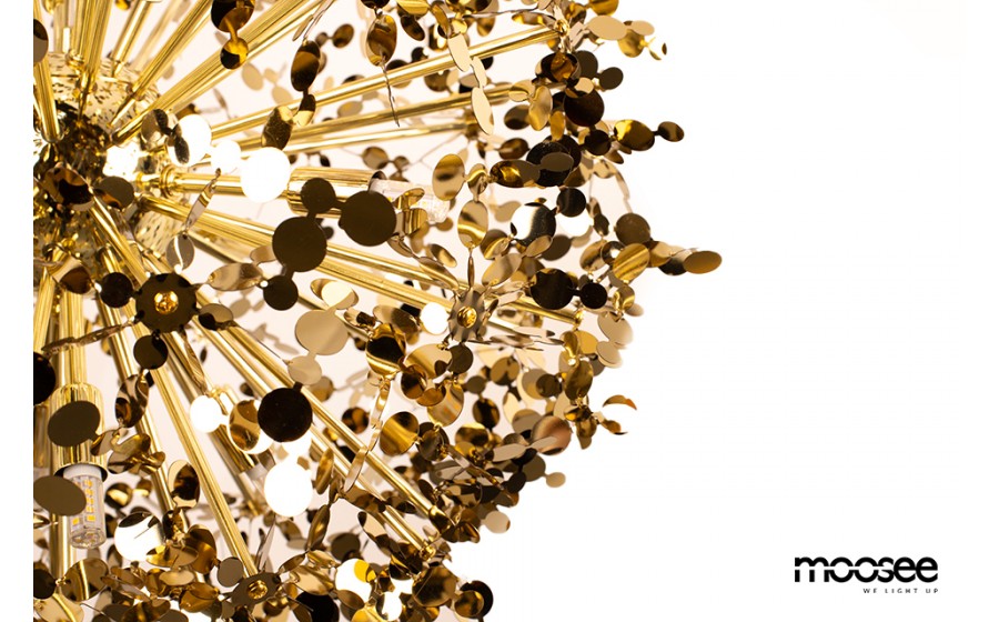 MOOSEE lampa wisząca MONETE 65 złota
