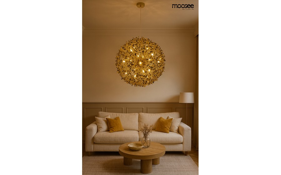 MOOSEE lampa wisząca MONETE 65 złota