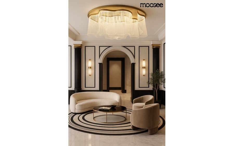 MOOSEE lampa sufitowa / plafon FIREFLY  180 złota