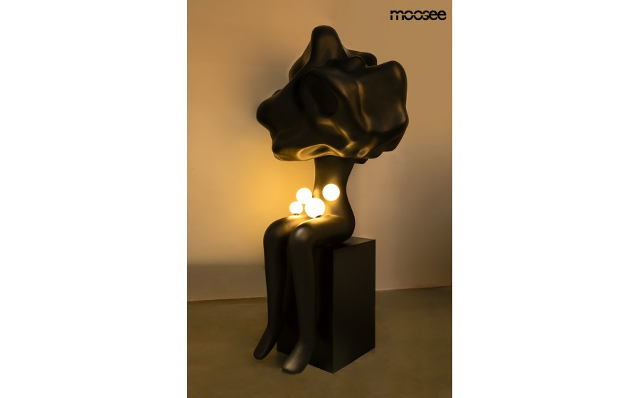 MOOSEE lampa podłogowa HUMAN IN THE  CLOUDS czarna