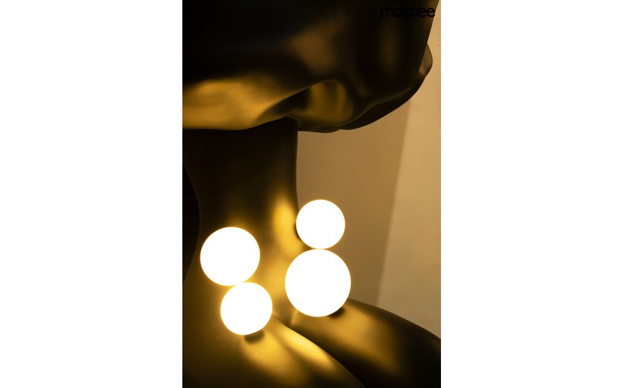 MOOSEE lampa podłogowa HUMAN IN THE  CLOUDS czarna