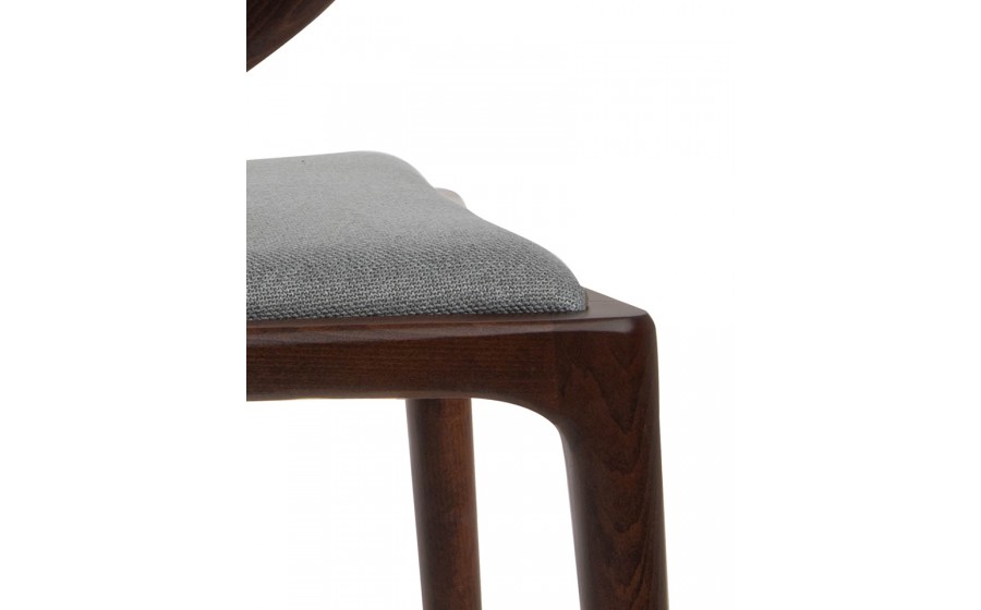 Krzesło INEZ orzech / szare