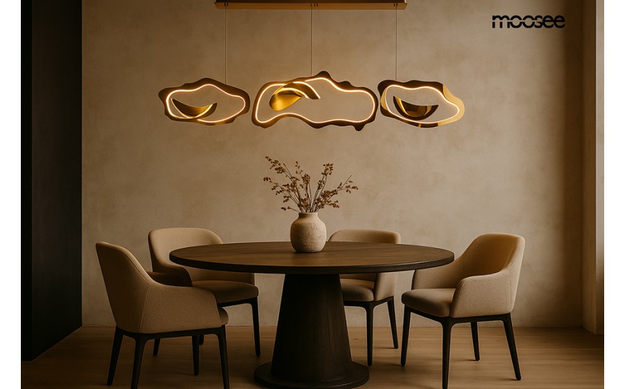 MOOSEE lampa wisząca CHAIN 210 złota