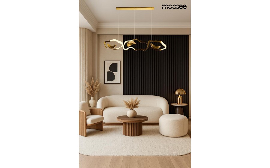MOOSEE lampa wisząca CHAIN 210 złota