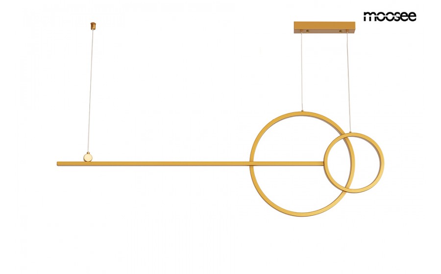 MOOSEE lampa wisząca RAGE złota