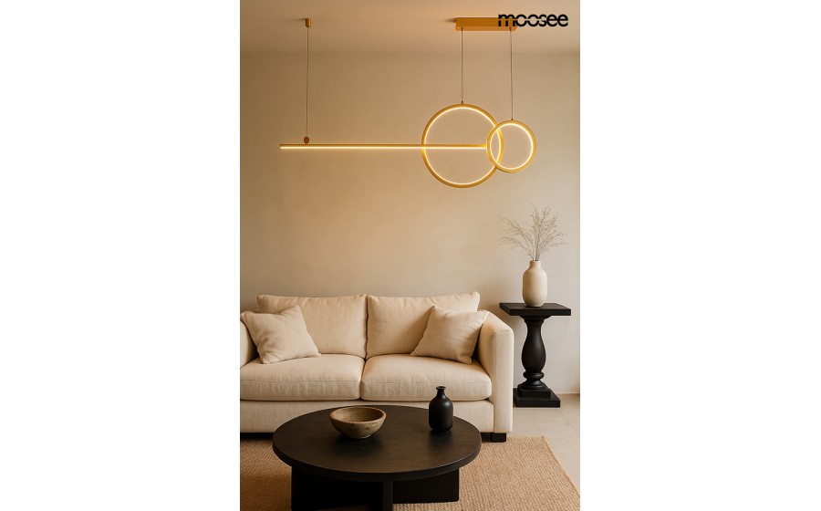 MOOSEE lampa wisząca RAGE złota