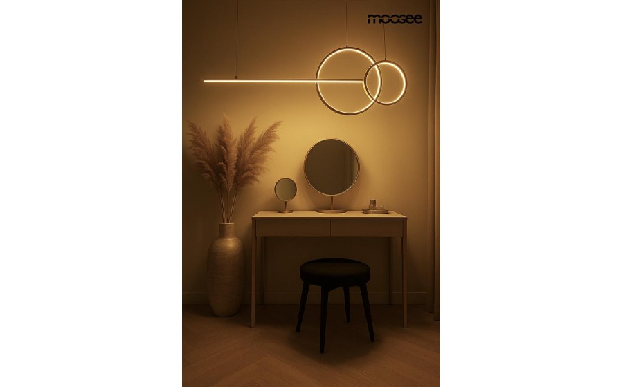 MOOSEE lampa wisząca RAGE złota