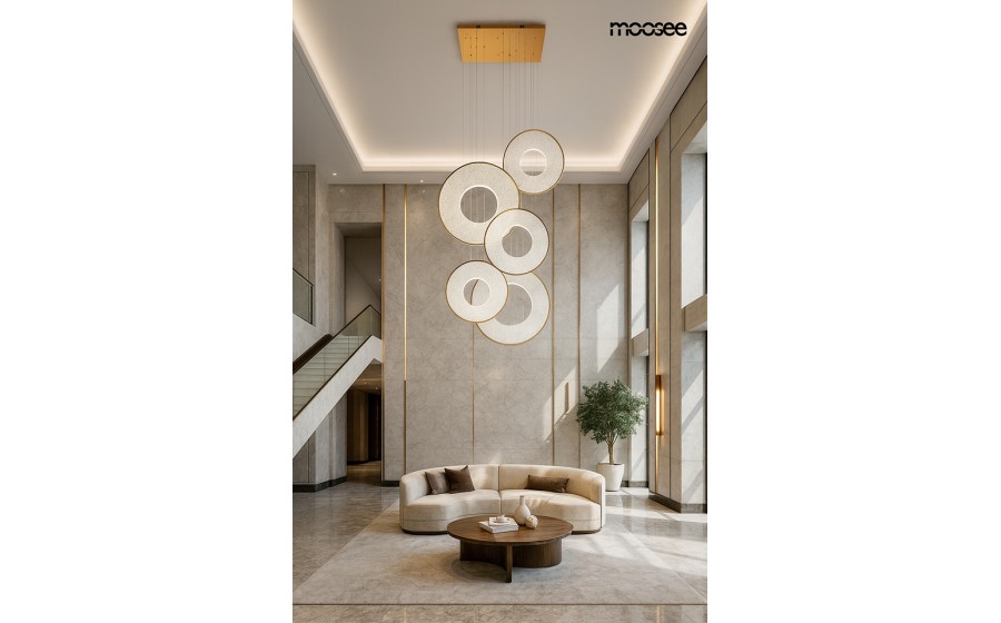 MOOSEE lampa wisząca STARDUST złota