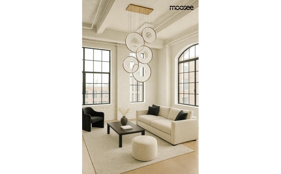 MOOSEE lampa wisząca STARDUST złota