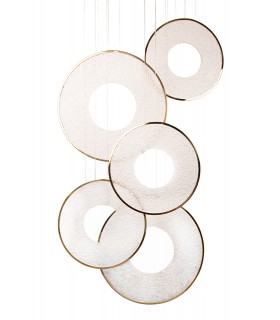 MOOSEE lampa wisząca STARDUST LED złota