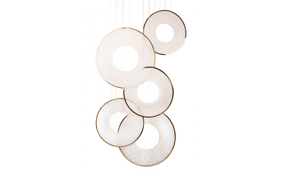 MOOSEE lampa wisząca STARDUST złota