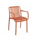 Krzesło STRIPS ARM pomarańczowe