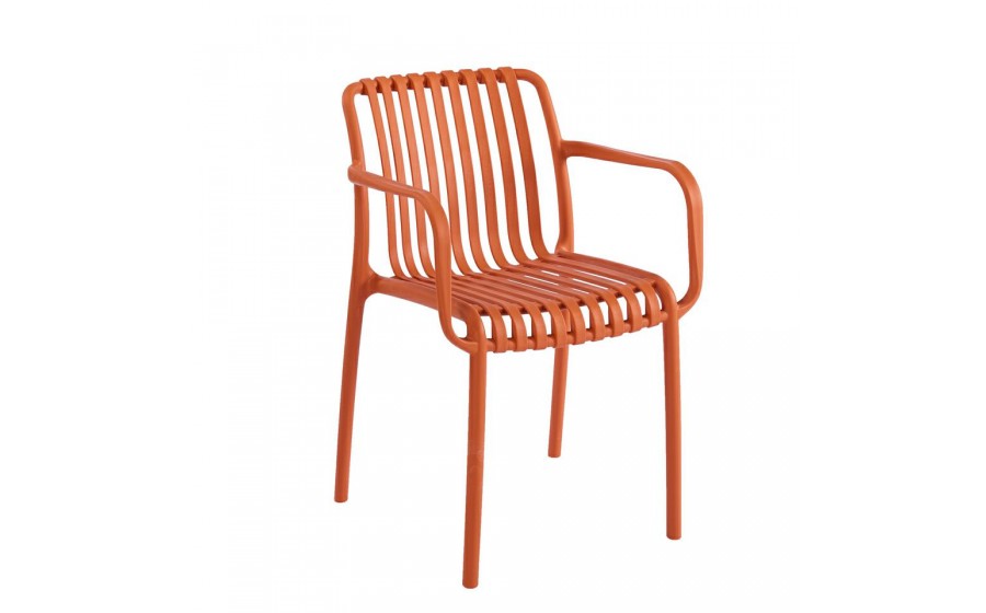 Krzesło STRIPS ARM pomarańczowe