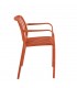 Krzesło STRIPS ARM pomarańczowe