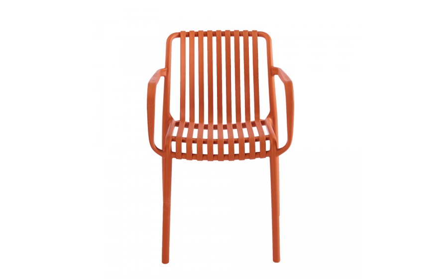 Krzesło STRIPS ARM pomarańczowe
