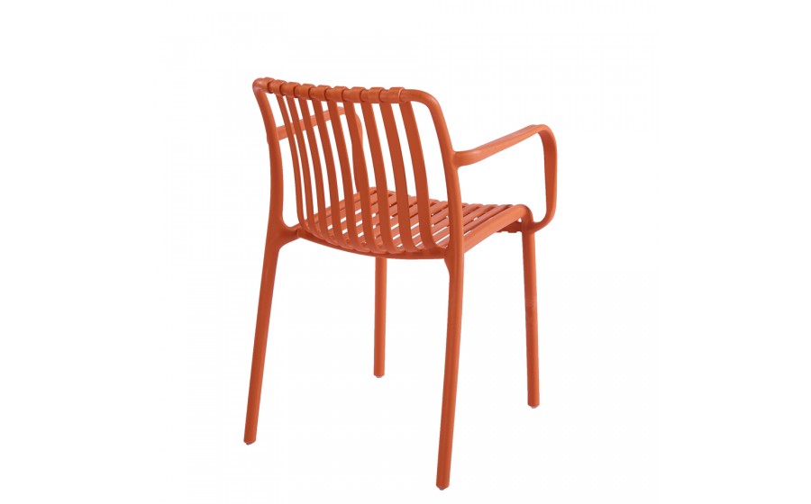 Krzesło STRIPS ARM pomarańczowe