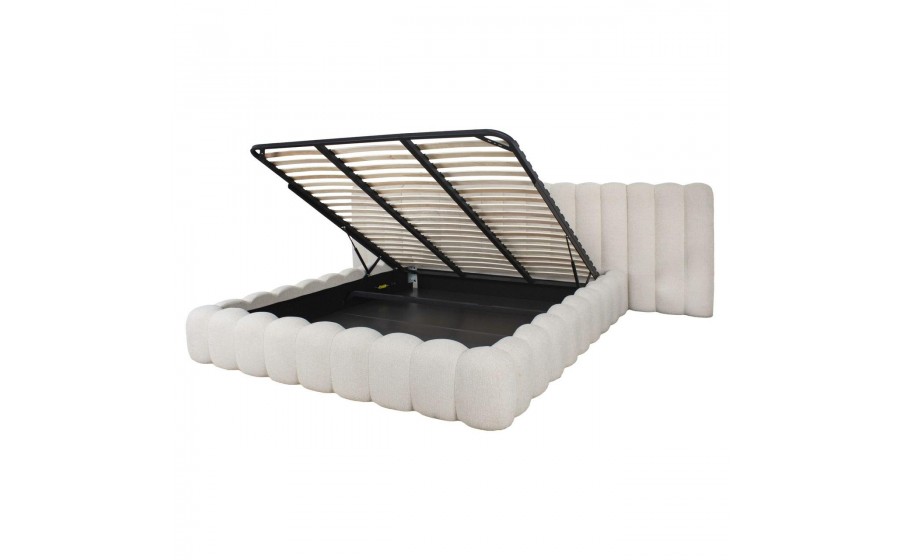 RICHMOND łóżko tapicerowane z pojemnikiem CUPIDON 180x210 beżowe