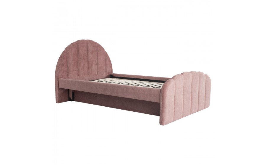 RICHMOND łóżko podwójne, wysuwane PIXIE DUO 120x200 różowe