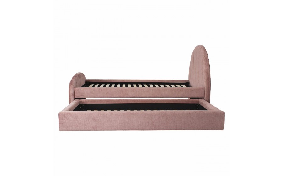 RICHMOND łóżko podwójne, wysuwane PIXIE DUO 120x200 różowe