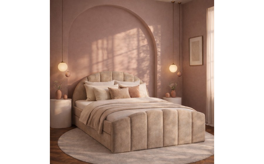 RICHMOND łóżko podwójne, wysuwane PIXIE DUO 120x200 beżowe