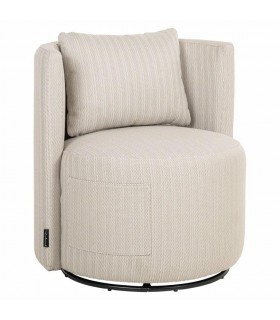 RICHMOND fotel obrotowy ogrodowy MARLIN  beżowy