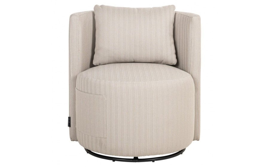 RICHMOND fotel obrotowy ogrodowy MARLIN  beżowy