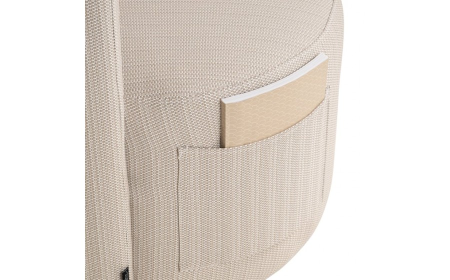 RICHMOND fotel obrotowy ogrodowy MARLIN  beżowy