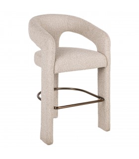 RICHMOND krzesło barowe BELLE 66 beżowe