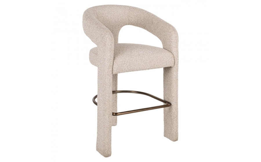 RICHMOND krzesło barowe BELLE 66 beżowe