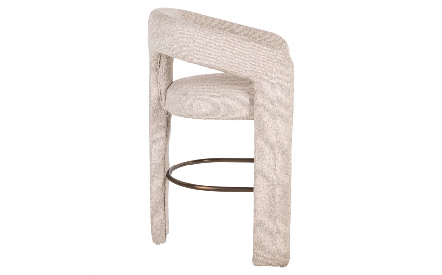 RICHMOND krzesło barowe BELLE 66 beżowe