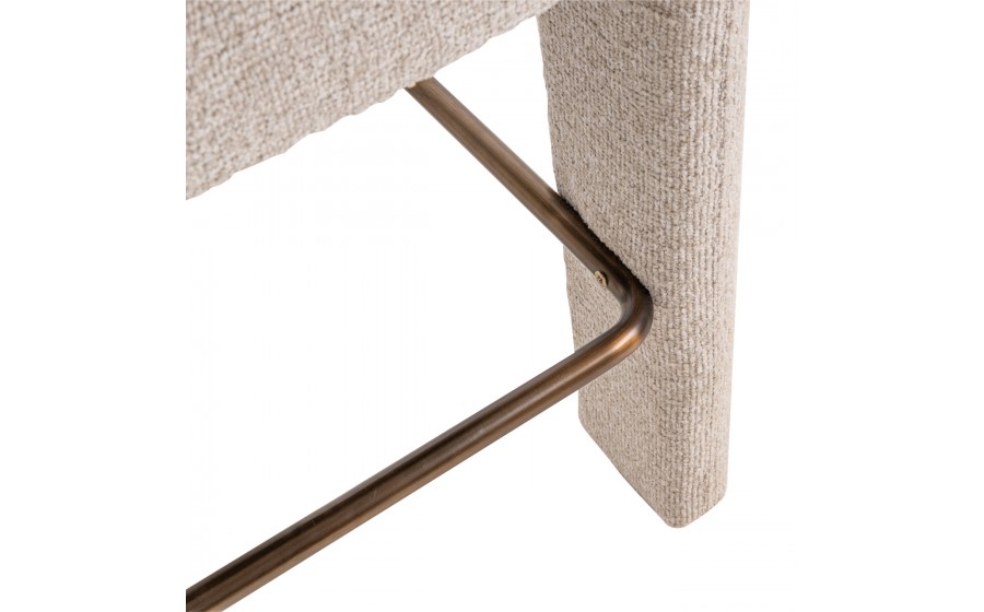 RICHMOND krzesło barowe BELLE 66 beżowe