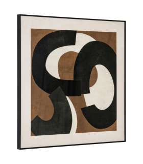 RICHMOND obraz EUPHORIA RIGHT 80x80 cm brązowy