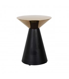 RICHMOND stolik kawowy VECTOR 40 cm złoty - stal nierdzewna