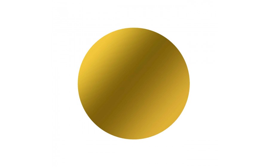 RICHMOND stolik kawowy VECTOR 40 cm złoty - stal nierdzewna