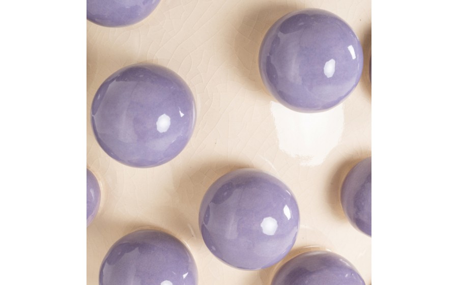 RICHMOND wazon DOTTY beżowy / fioletowy