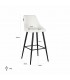 RICHMOND zestaw 2 krzeseł barowych BROOKE 78 biały