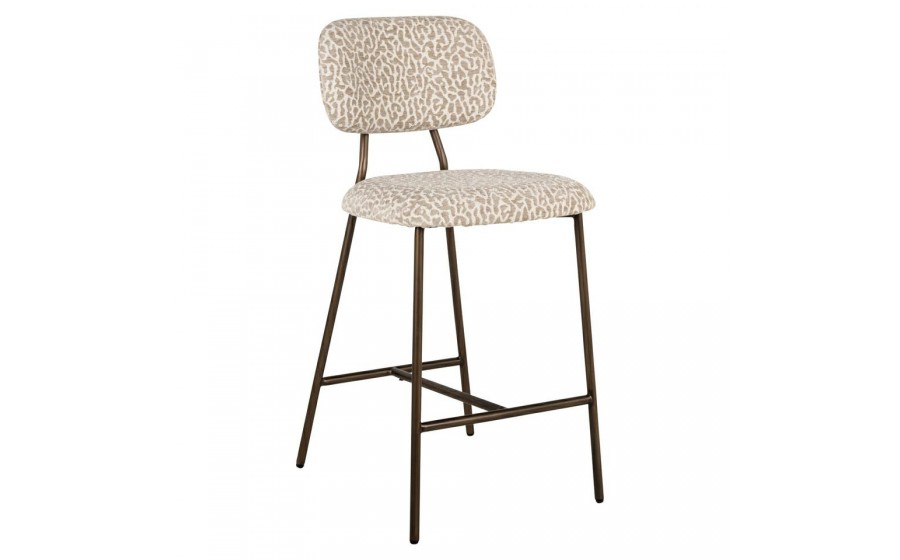 RICHMOND zestaw 2 krzeseł barowych XENIA 65 cm beżowy