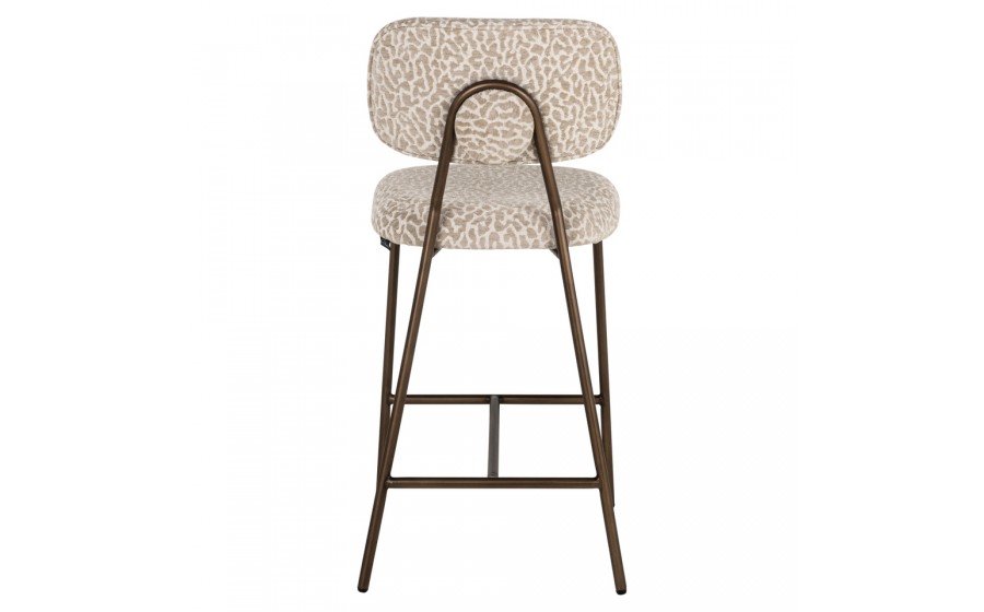 RICHMOND zestaw 2 krzeseł barowych XENIA 65 cm beżowy