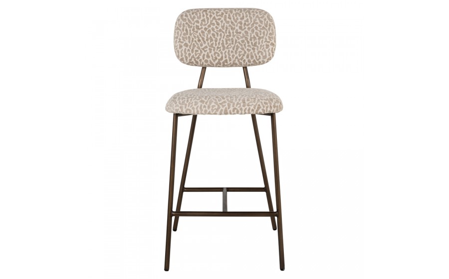 RICHMOND zestaw 2 krzeseł barowych XENIA 65 cm beżowy