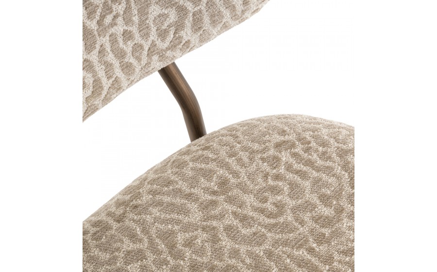 RICHMOND zestaw 2 krzeseł barowych XENIA 65 cm beżowy