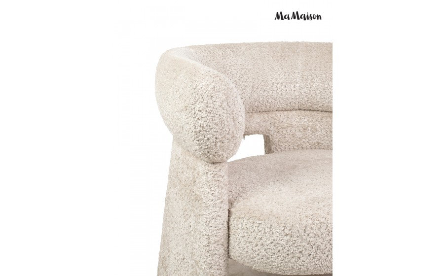 MaMaison fotel MADAME beżowy