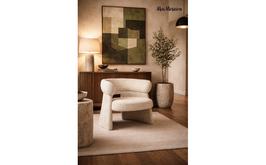MaMaison fotel MADAME beżowy