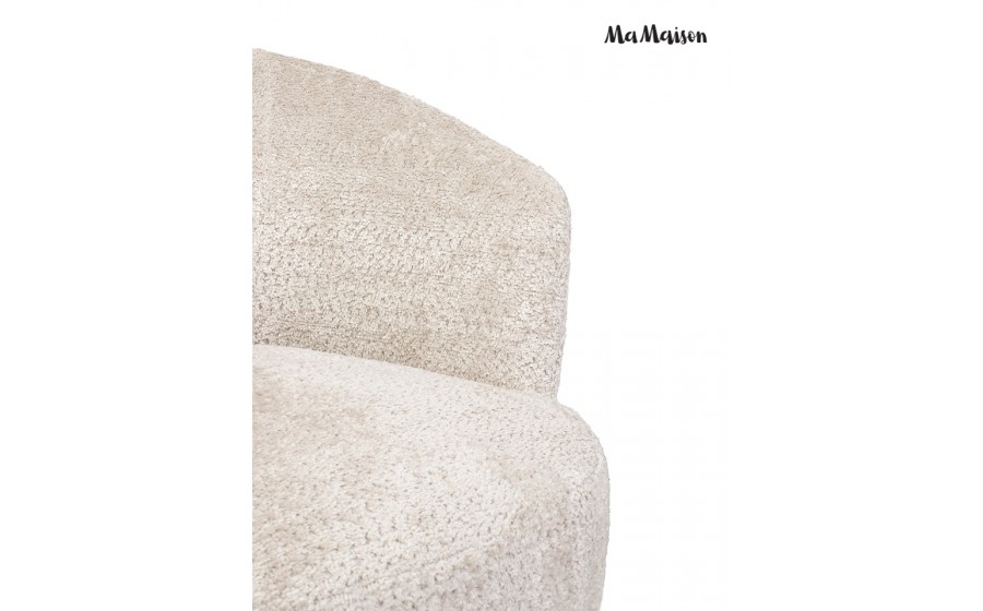 MaMaison fotel OSCAR beżowy
